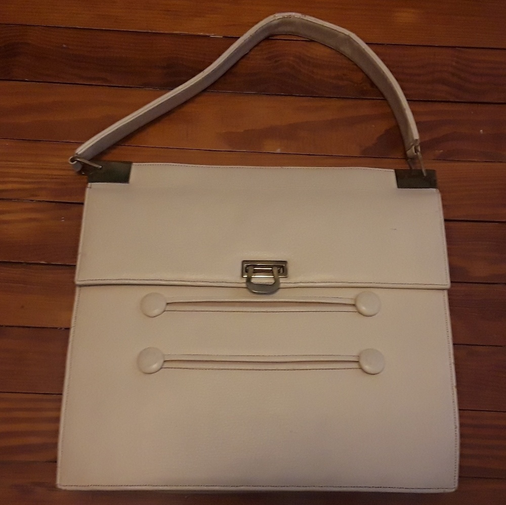 Vintage Briefcase Style Handbag